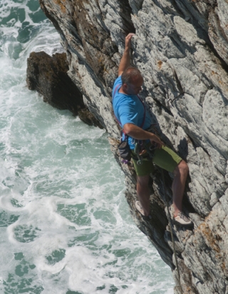 Mark the cliff climber